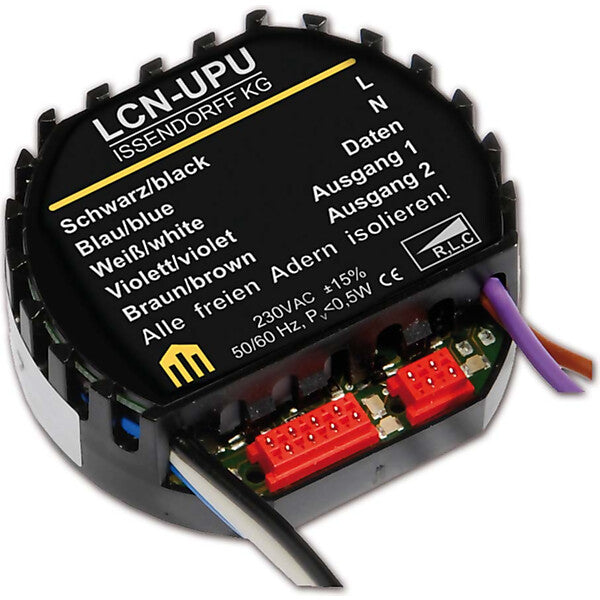 ISSENDORFF Unterputz-Modul 230V 2 Ausgänge LCN - UPU